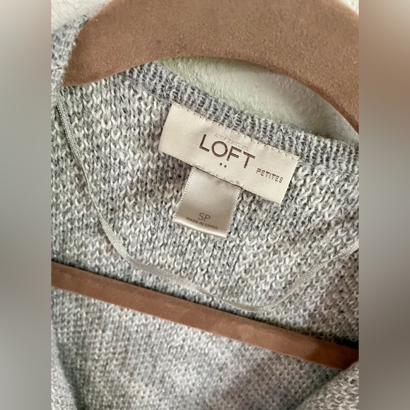 LOFT | Patterned Open Front Cardigan Sweater | SP - Picture 6 of 7